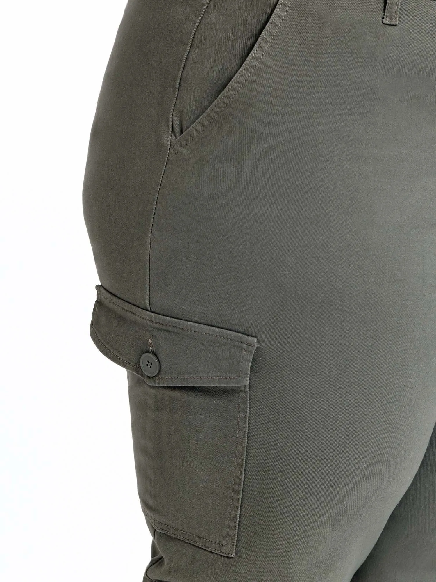 A3 Denim Women's Plus Size Utility Pants