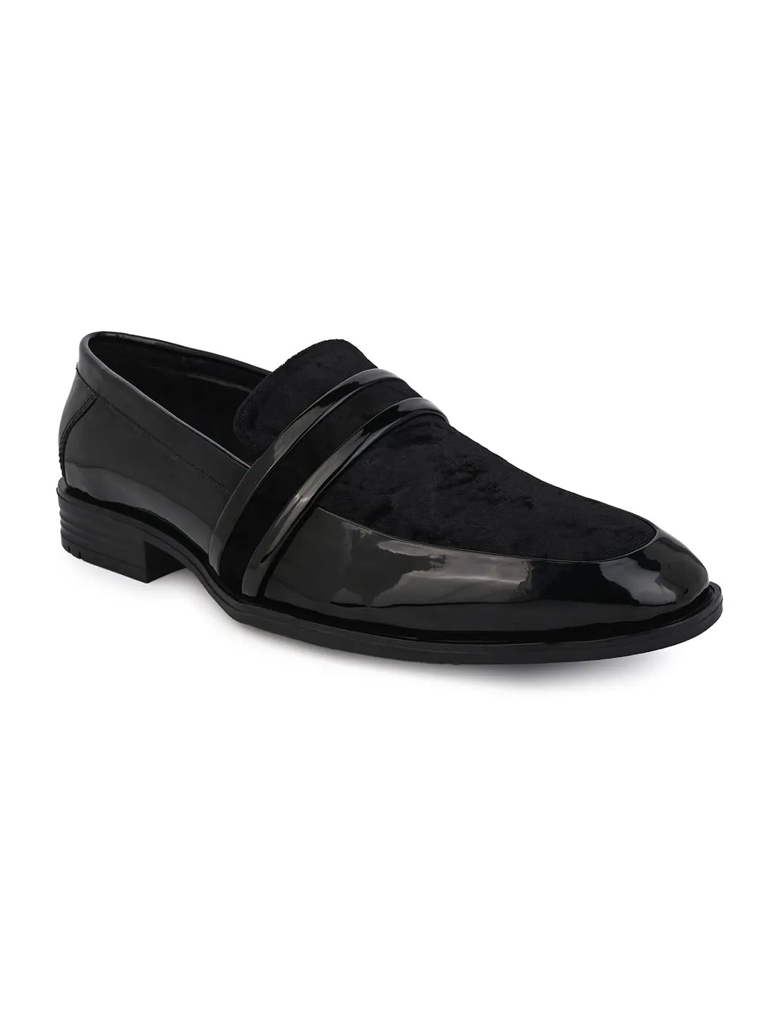 Alberto Torresi Wedding Black Patent Suede Shoes