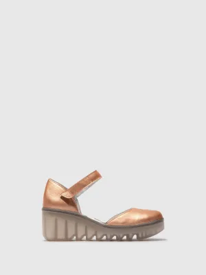Ankle Strap Sandals BISO305FLY BLUSH GOLD