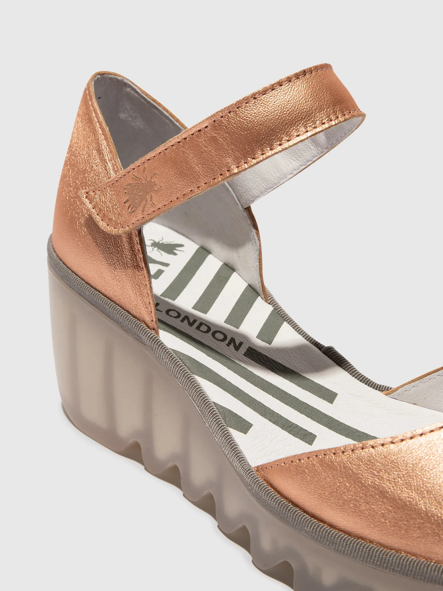 Ankle Strap Sandals BISO305FLY BLUSH GOLD
