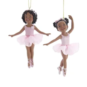 Ballerina Girls Christmas Ornament Set