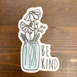 Be Kind Plant Sticker