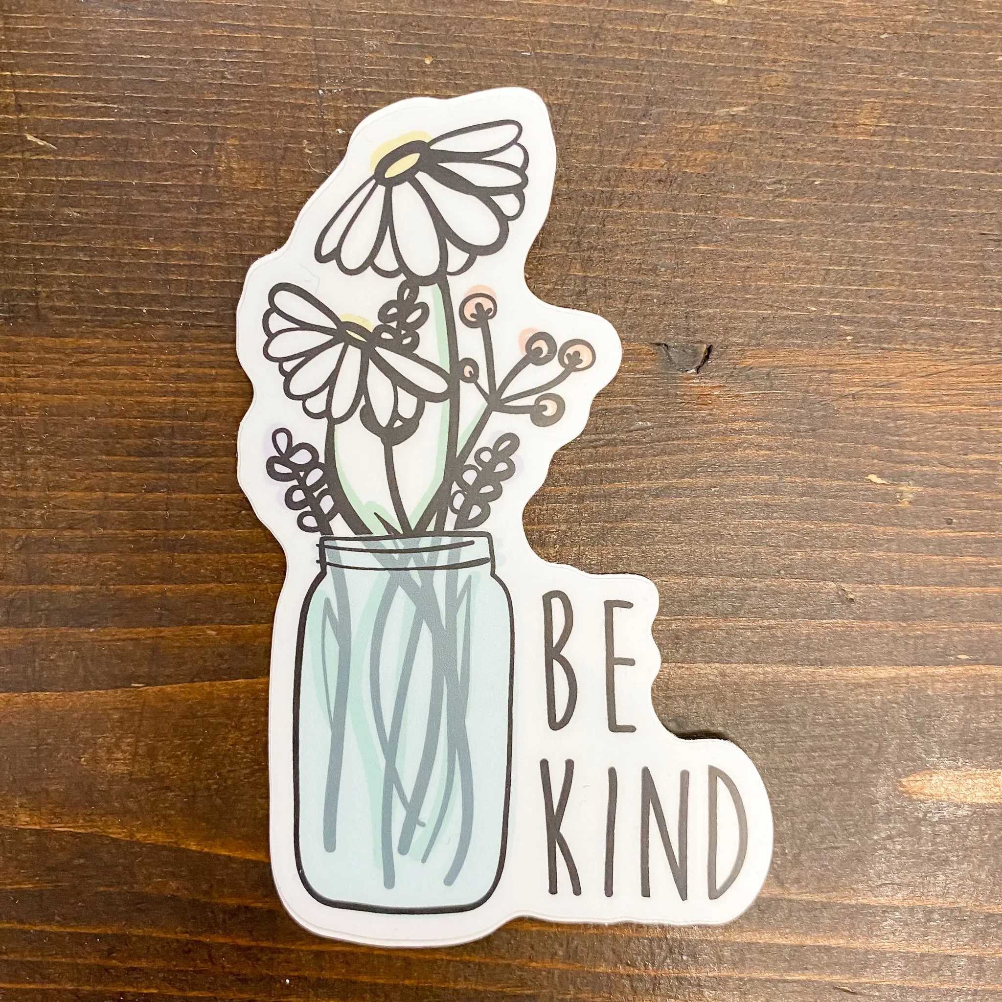 Be Kind Plant Sticker