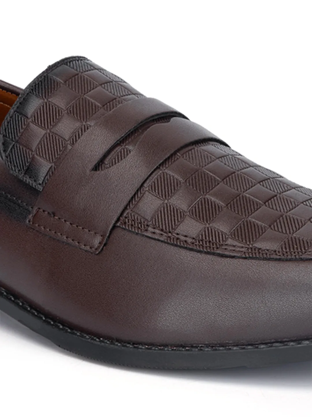 Brunette Brown Handcrafted Moccasins Slipons