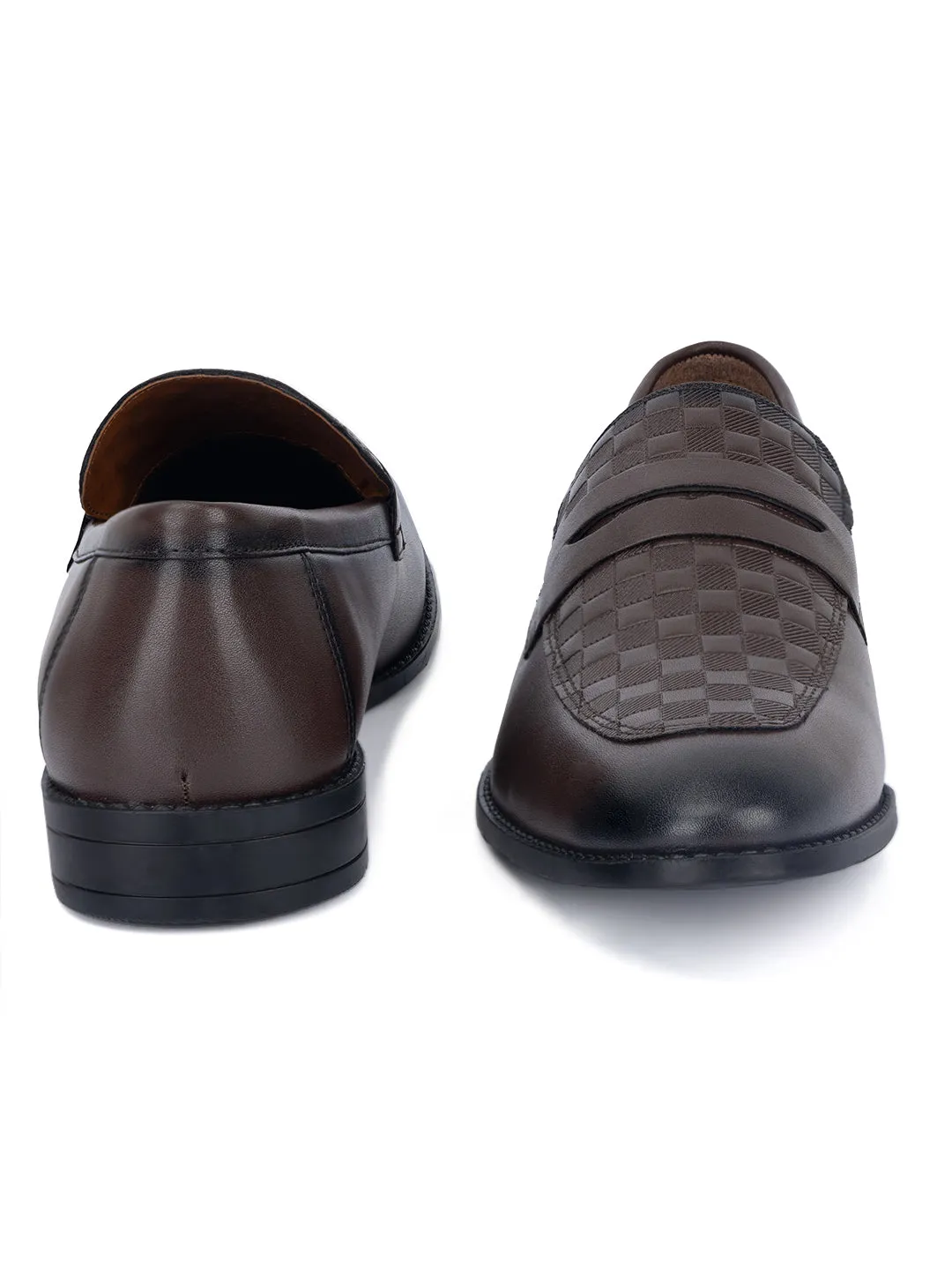 Brunette Brown Handcrafted Moccasins Slipons