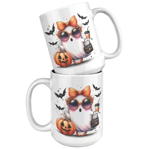 CHIC Coffee Drinking GHOST 15oz COFFEE MUG