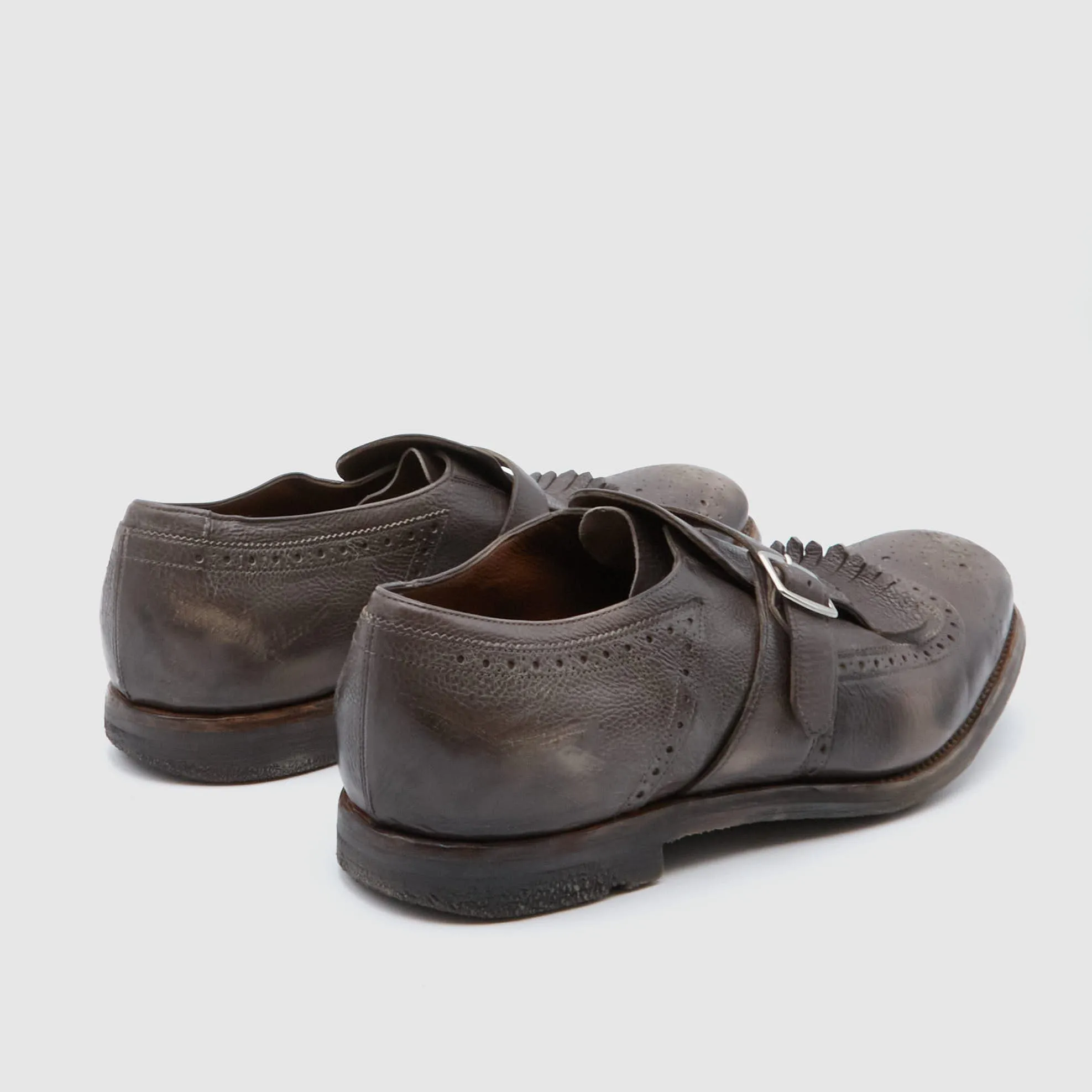 Church's Distressed Side Buckle Shanghai Loafer