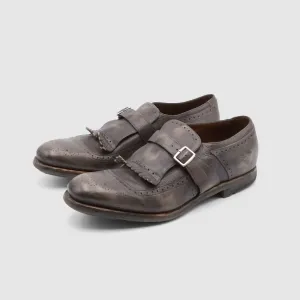 Church's Distressed Side Buckle Shanghai Loafer