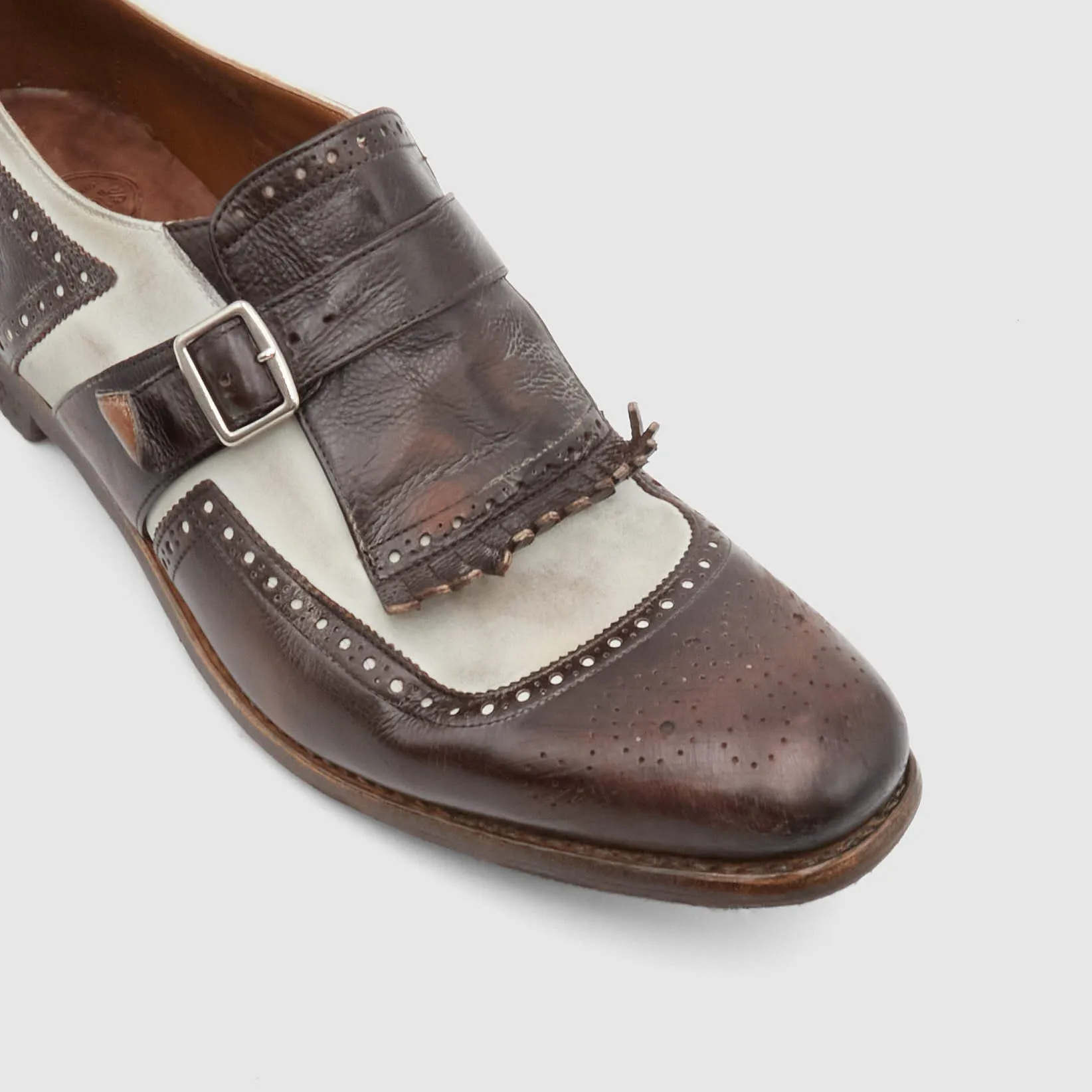Church's Distressed Side Buckle Shanghai Loafer