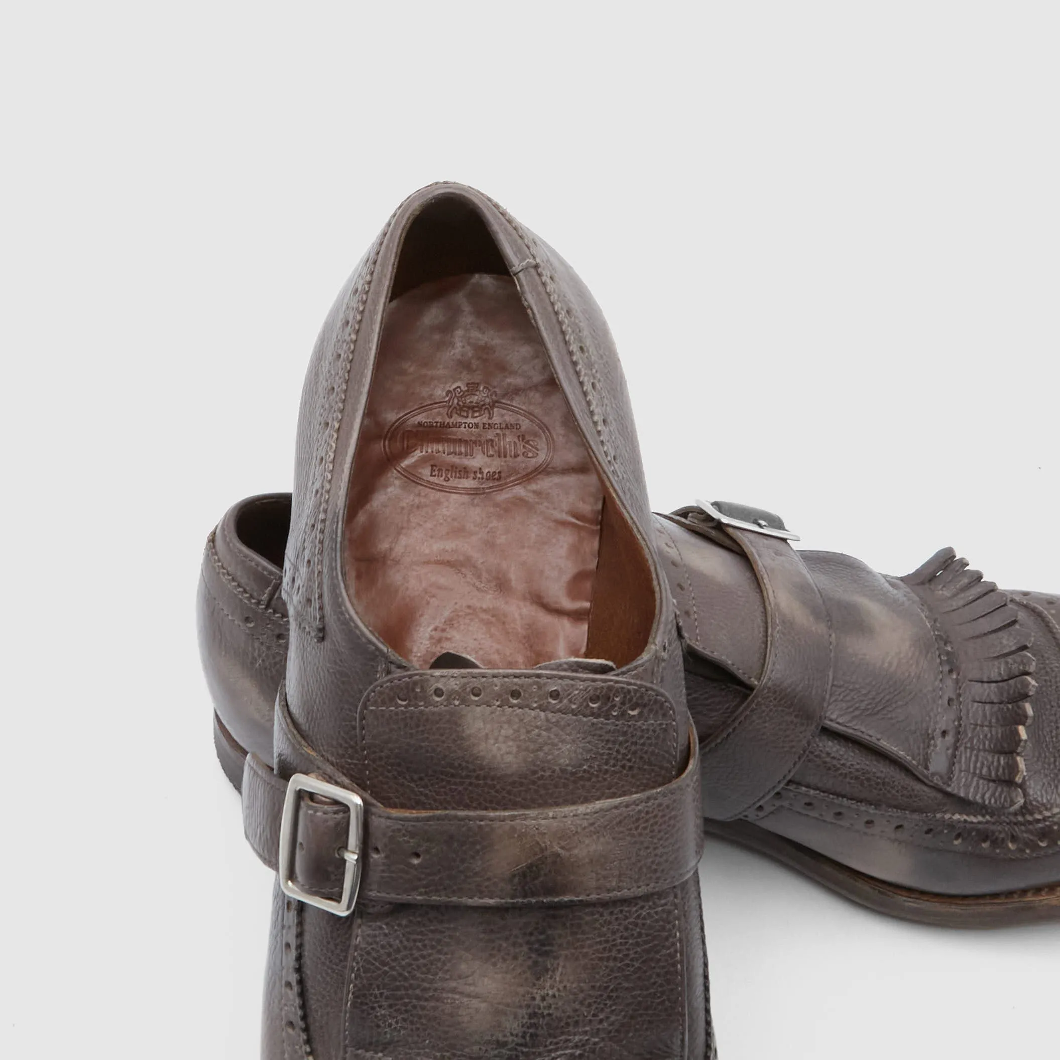 Church's Distressed Side Buckle Shanghai Loafer