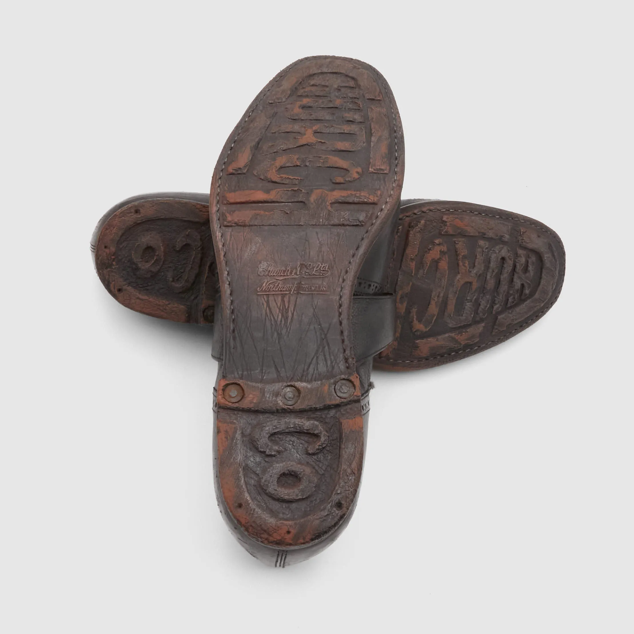 Church's Distressed Side Buckle Shanghai Loafer