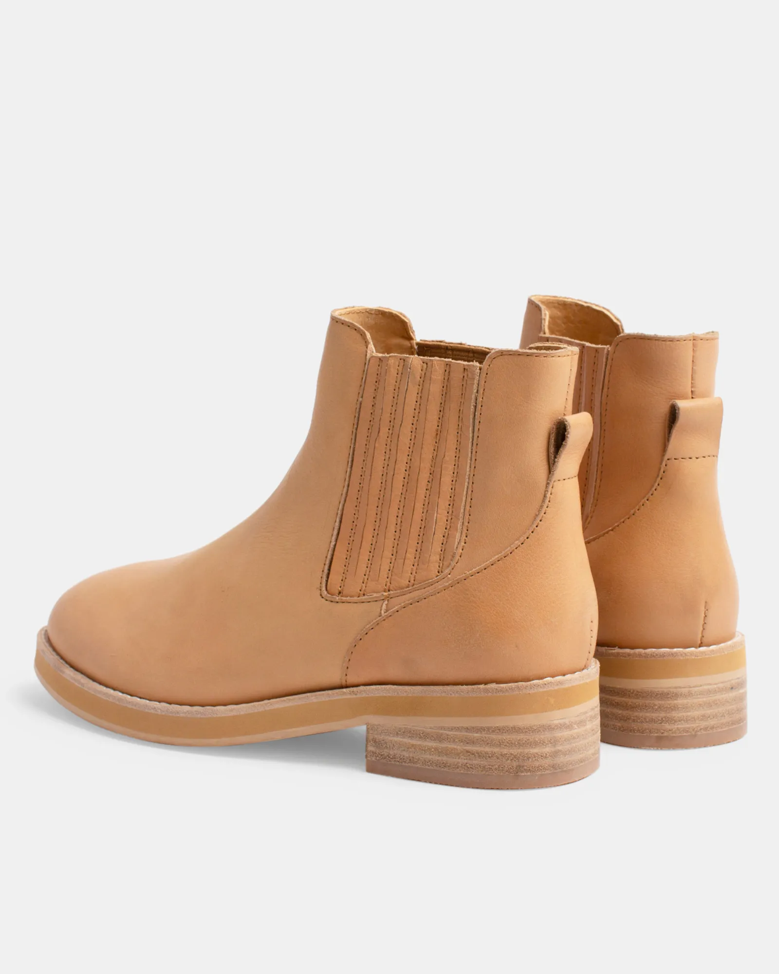 Cleo Leather Boot - Latte