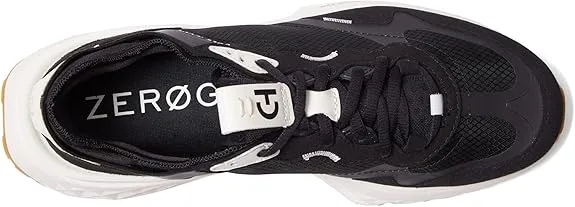 Cole Haan 5.ZeroGrand Runner Black/Black/Ivory Lace Up Chunky Heeled Sneakers