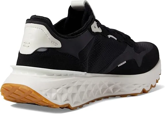 Cole Haan 5.ZeroGrand Runner Black/Black/Ivory Lace Up Chunky Heeled Sneakers