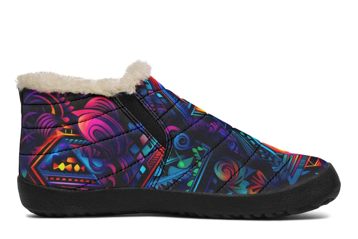 Cyber Lights Winter Slippers