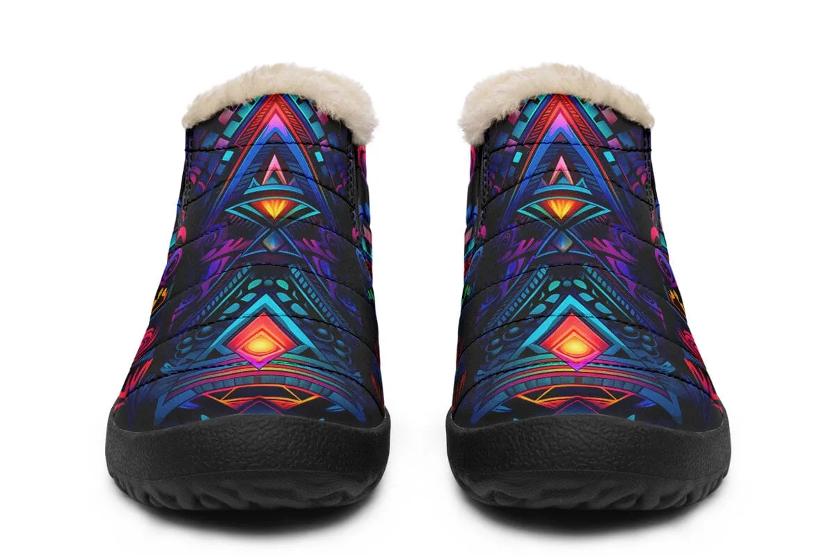 Cyber Lights Winter Slippers