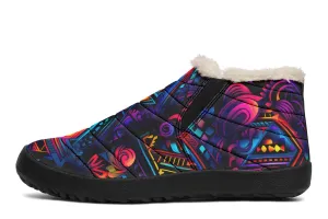 Cyber Lights Winter Slippers