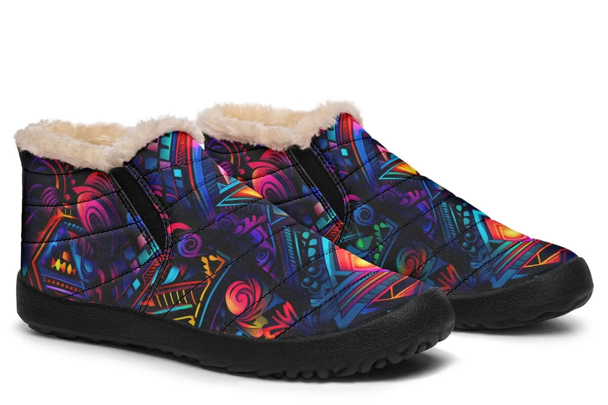 Cyber Lights Winter Slippers