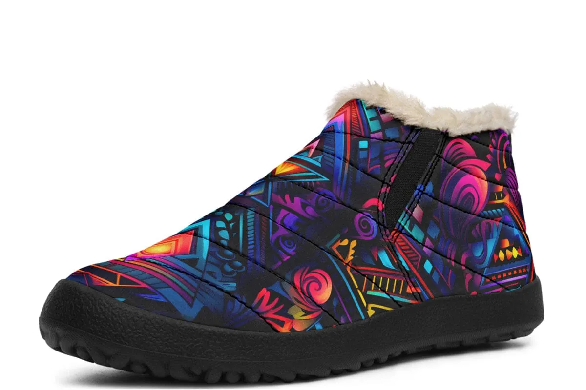 Cyber Lights Winter Slippers