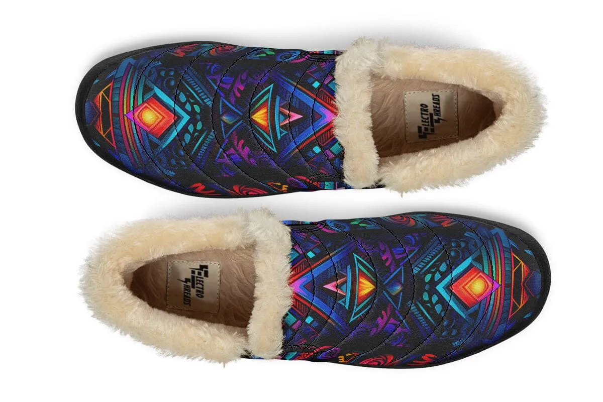 Cyber Lights Winter Slippers
