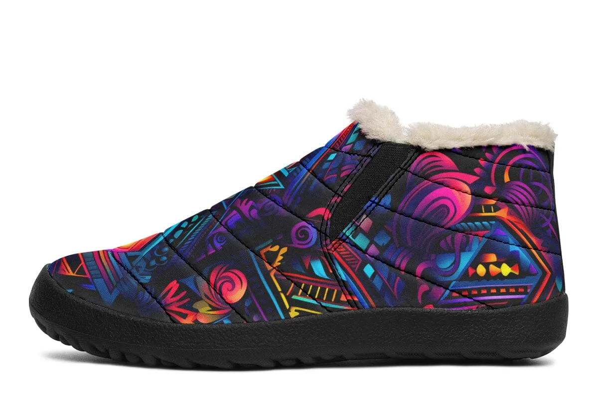Cyber Lights Winter Slippers