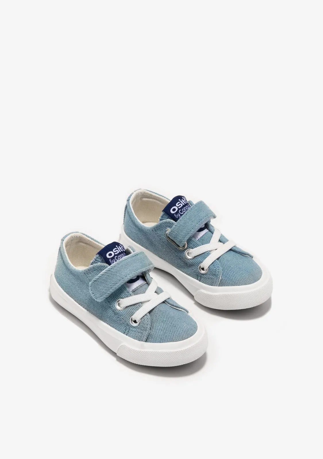 Denim Elastic Sneakers