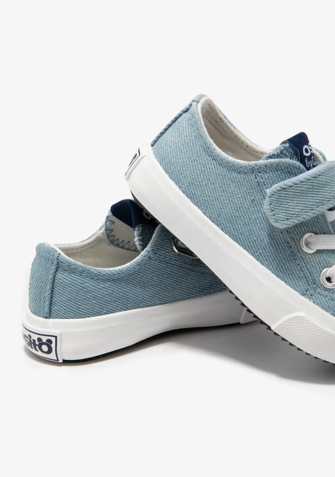 Denim Elastic Sneakers