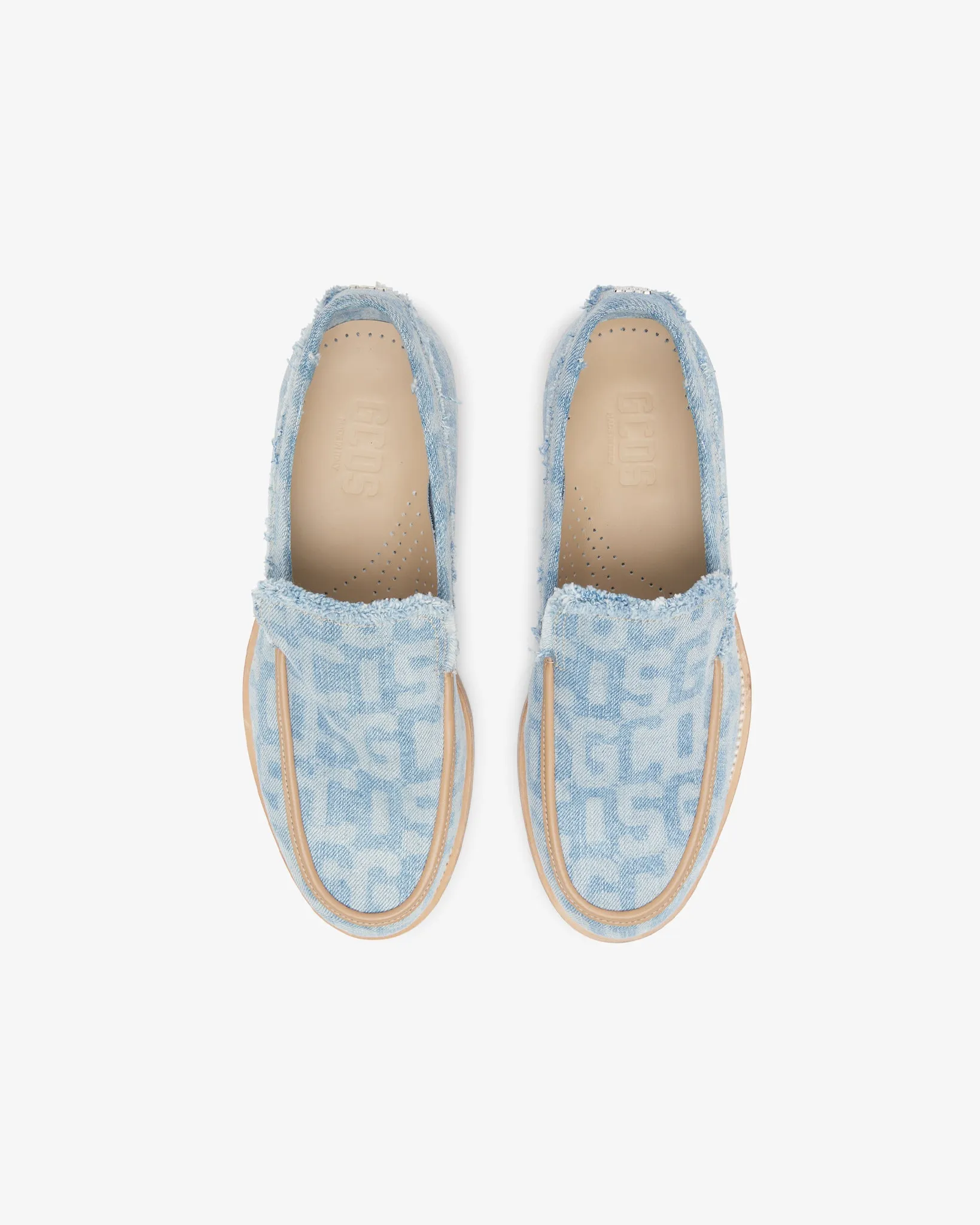 Gcds Monogram Denim Loafers