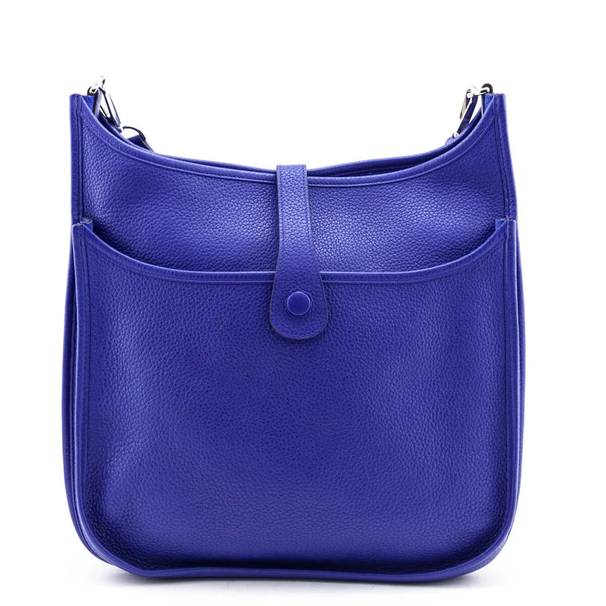 Hermes Bleu Royal Clemence Evelyne III GM