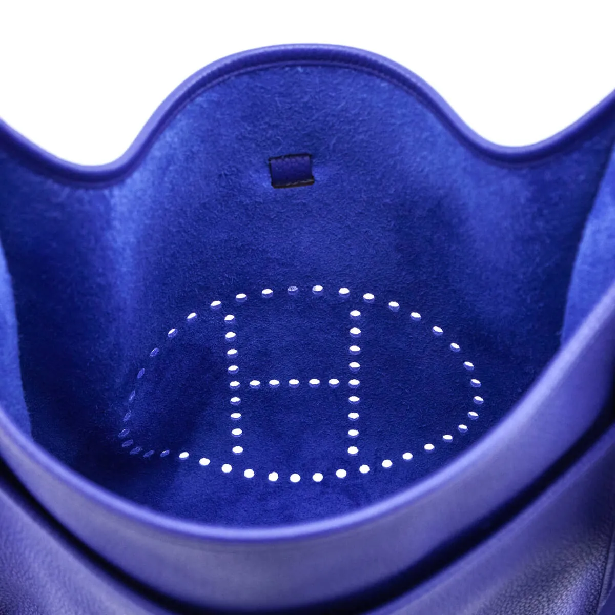 Hermes Bleu Royal Clemence Evelyne III GM