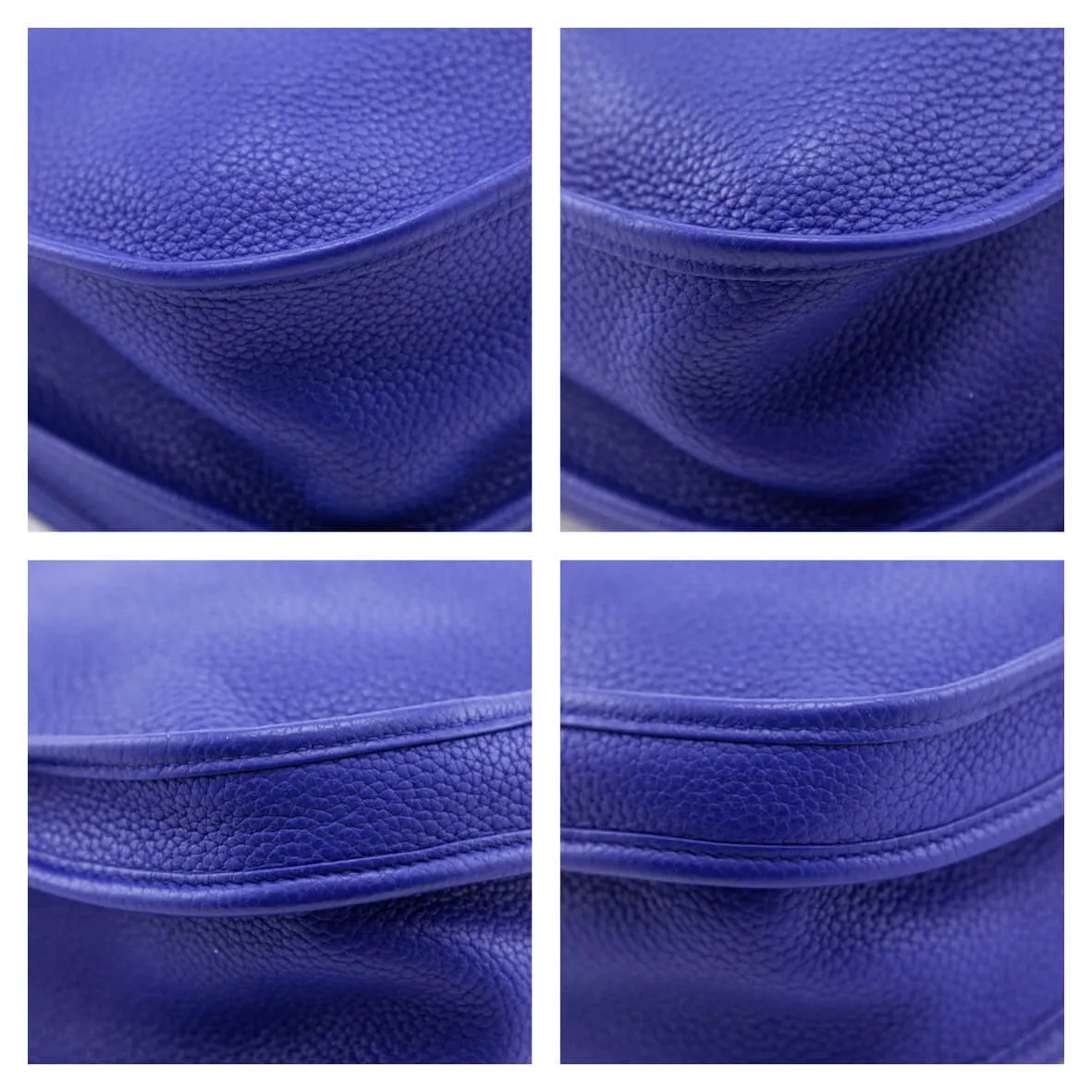 Hermes Bleu Royal Clemence Evelyne III GM