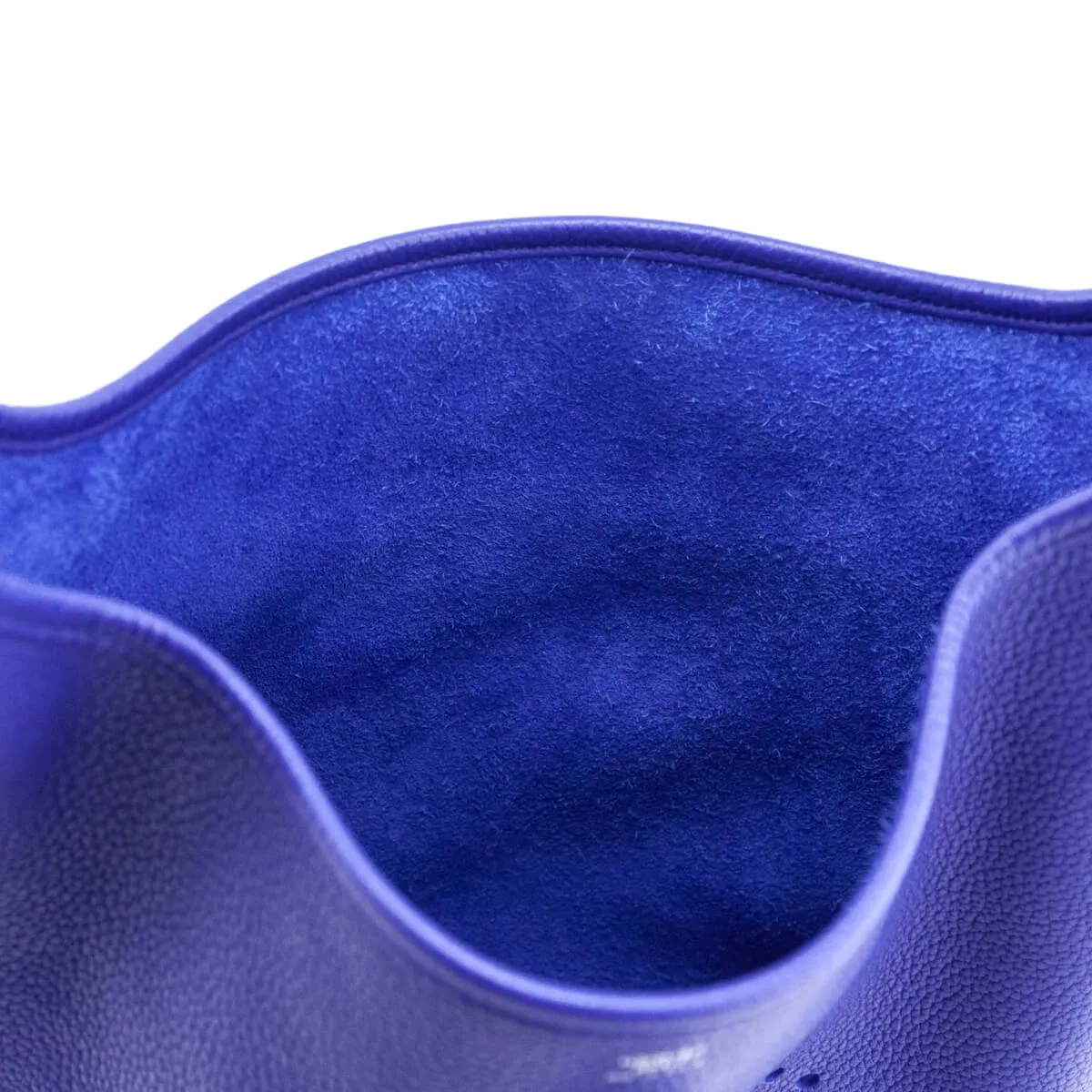 Hermes Bleu Royal Clemence Evelyne III GM