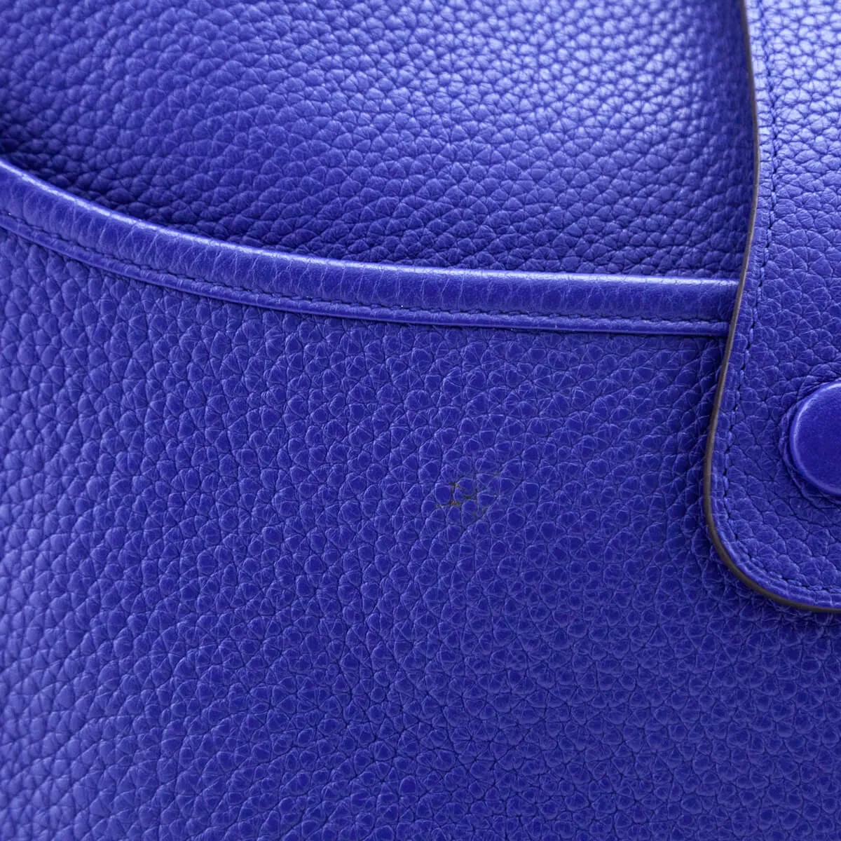 Hermes Bleu Royal Clemence Evelyne III GM