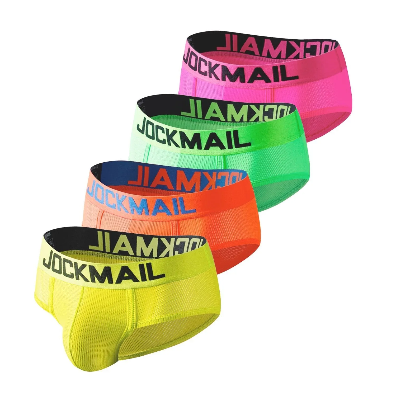 Jockmail Neon Mesh Briefs 4-Pack