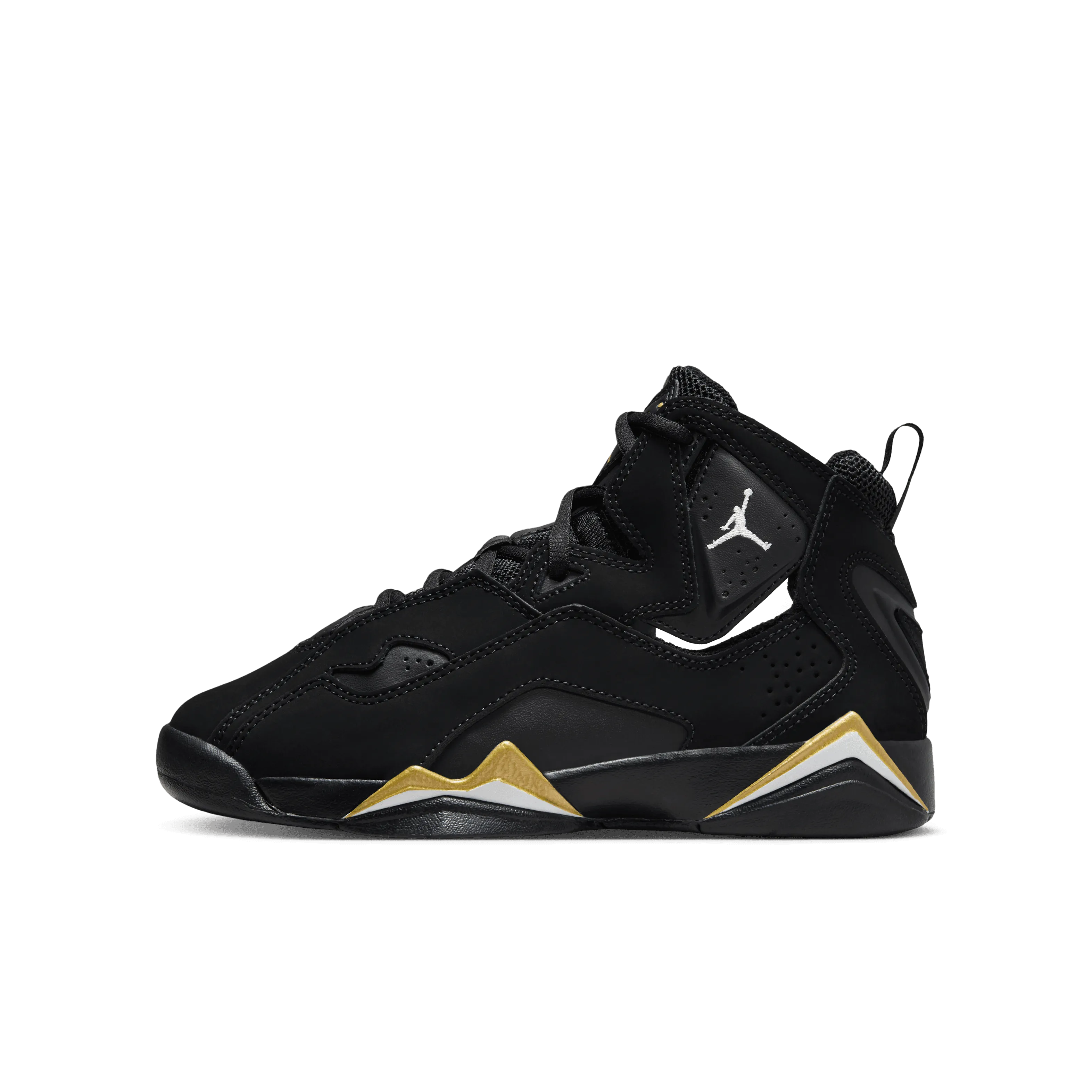 Jordan - Boy - GS True Flight - Black/White/Metallic Gold