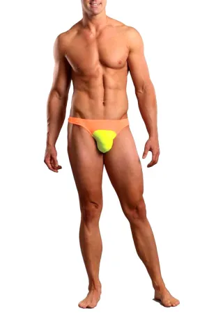 Limited Stock: Neon Ray Thong in Vibrant Yellow/Orange - Exclusive Offer