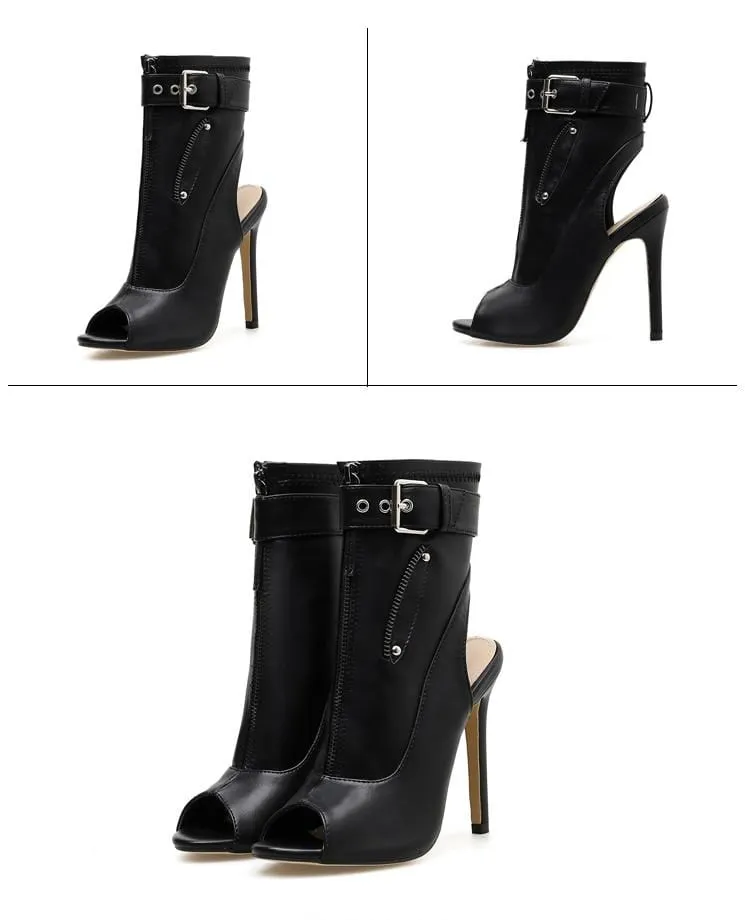 Lola High Heel Ankle Boots