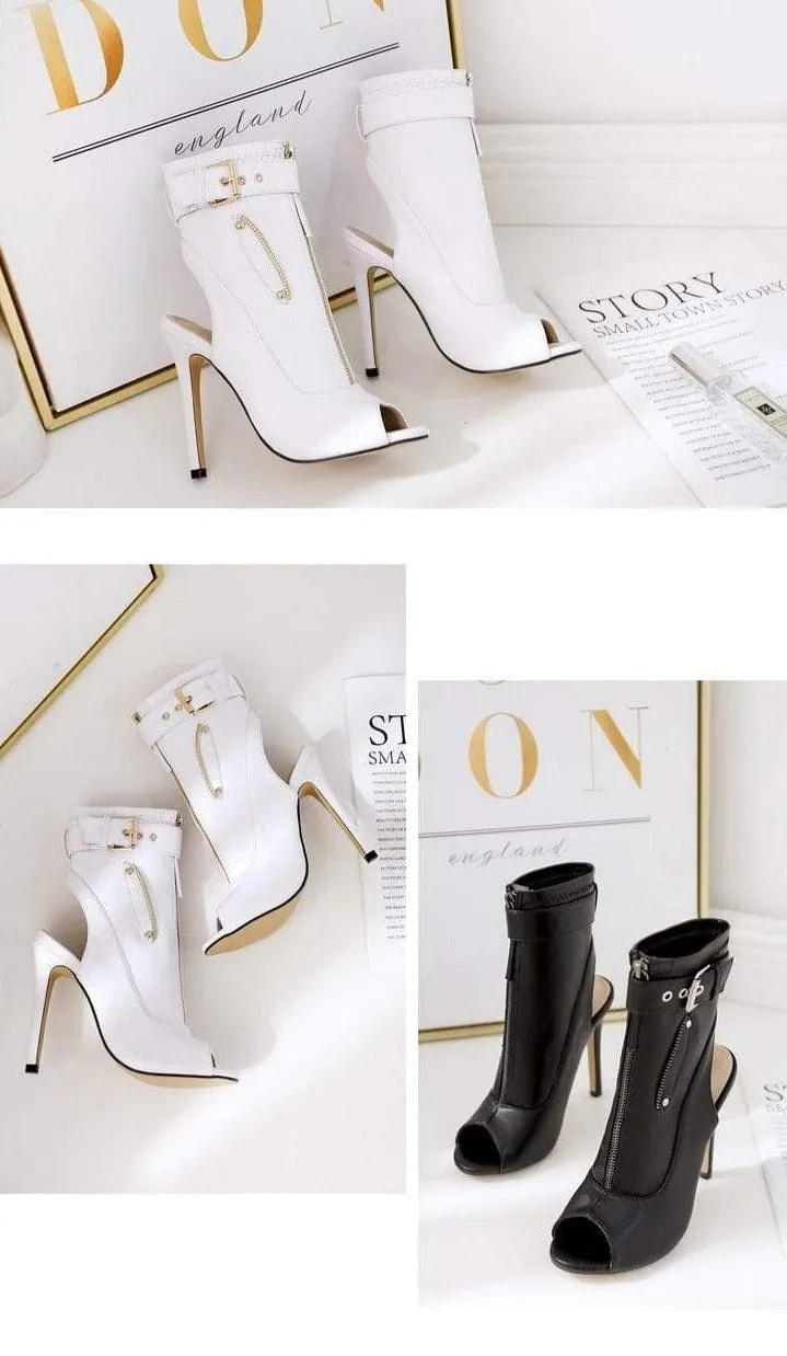 Lola High Heel Ankle Boots
