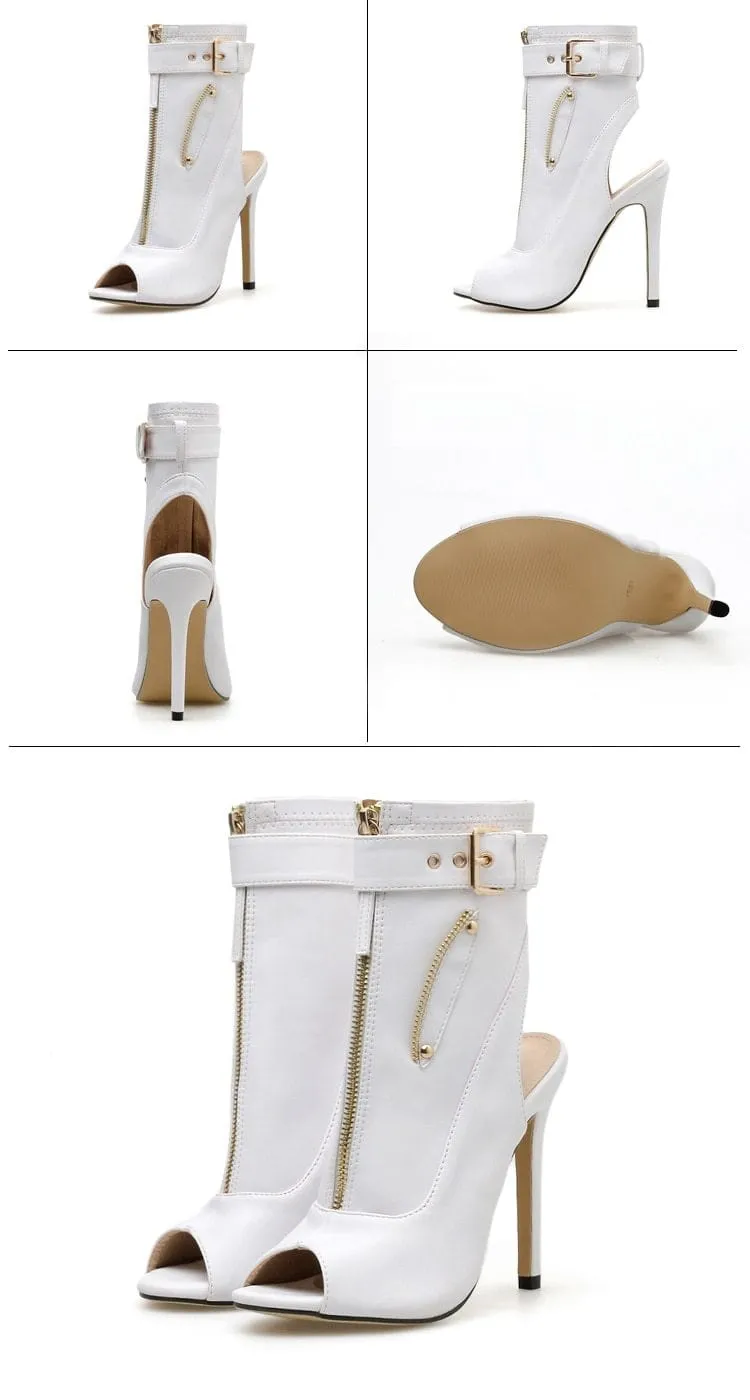 Lola High Heel Ankle Boots