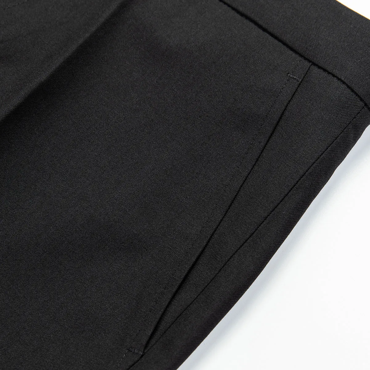 Men's 2-Piece Classic Two Button Casual Black Suit