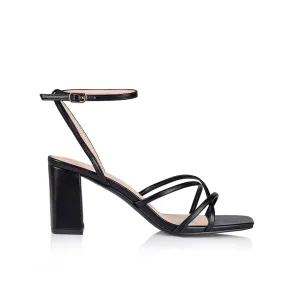 Nakita Heels - Black Smooth