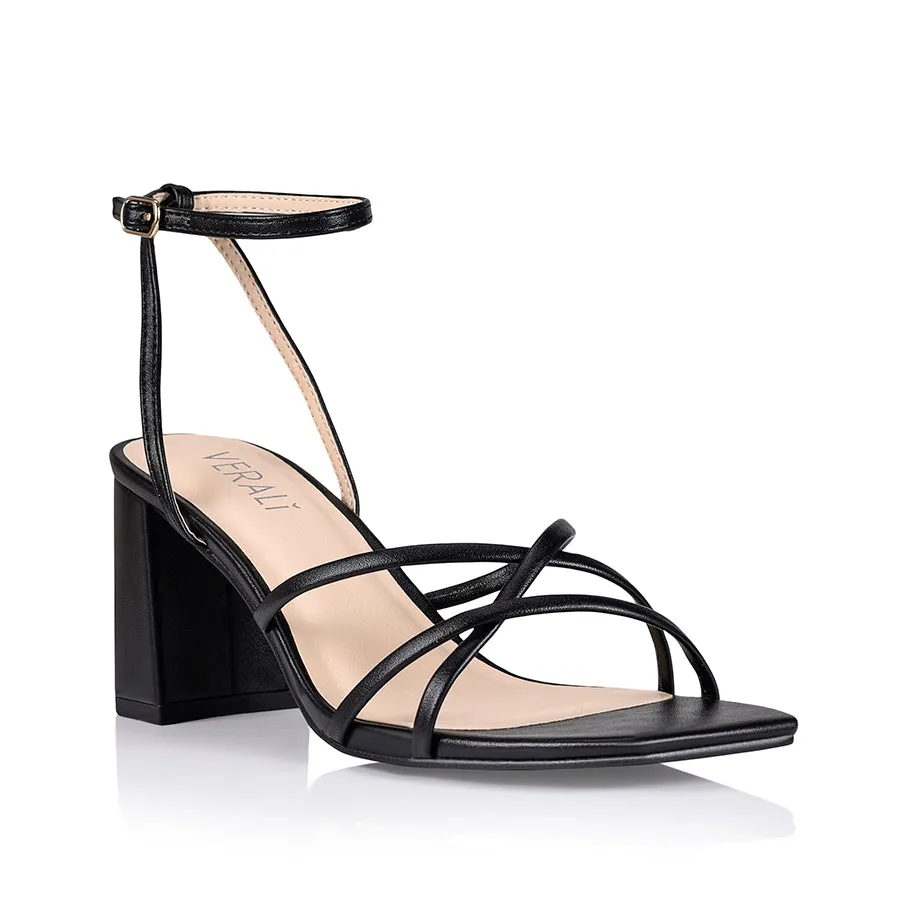 Nakita Heels - Black Smooth