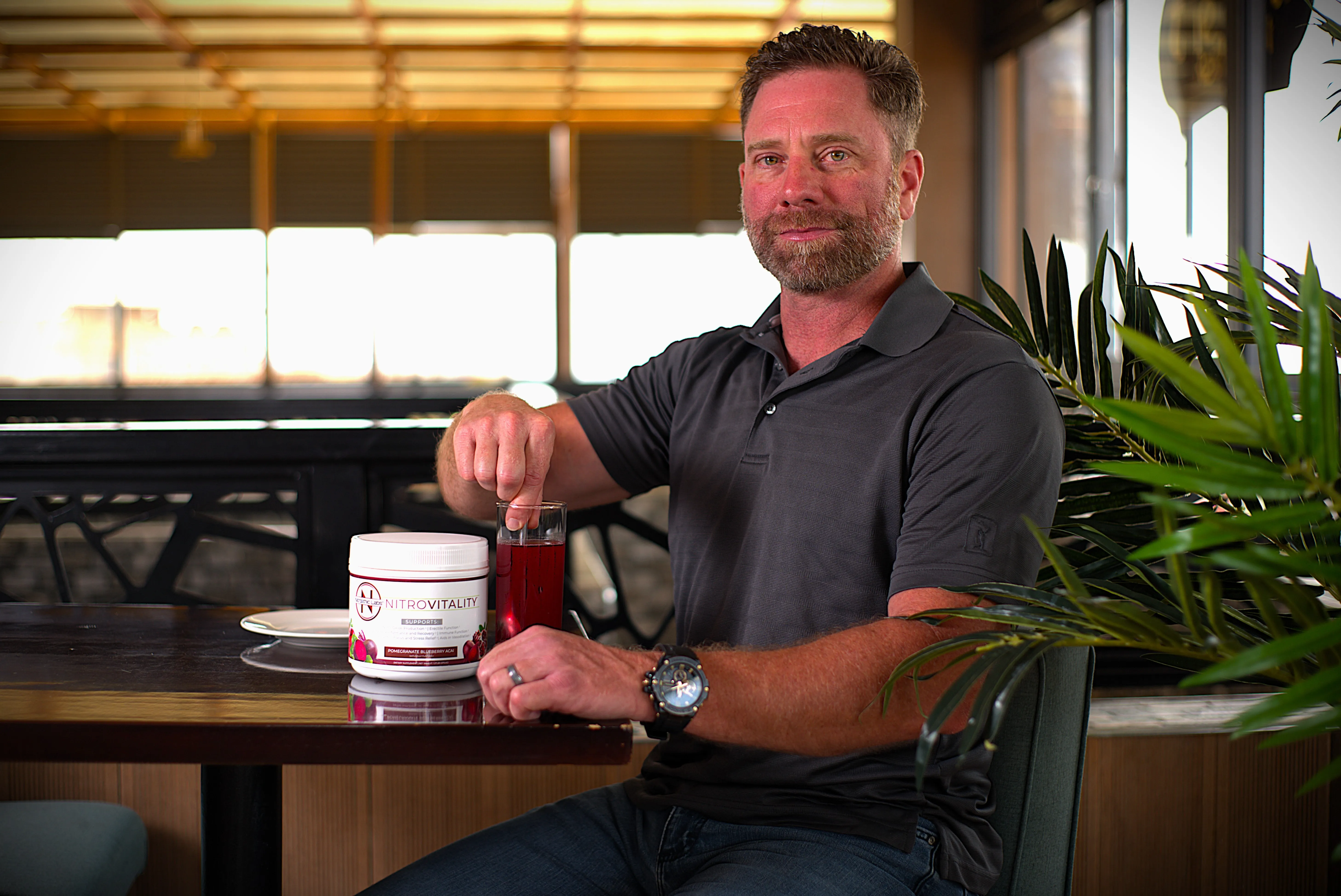 Nitrolithic Labs | Nitrovitality | Potent Nitric Oxide Pre-Workout | Caffeine-Free | 60 Servings