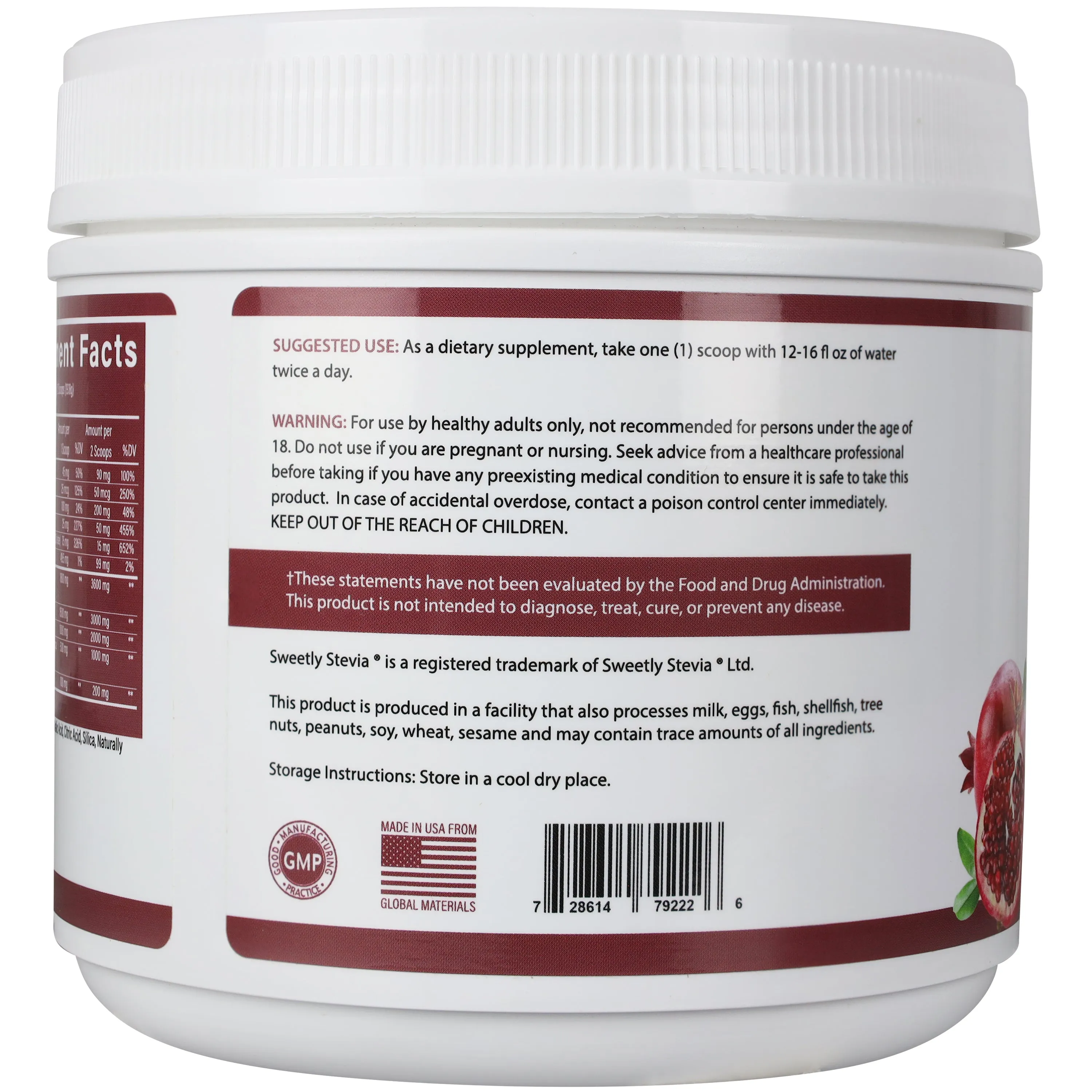 Nitrolithic Labs | Nitrovitality | Potent Nitric Oxide Pre-Workout | Caffeine-Free | 60 Servings