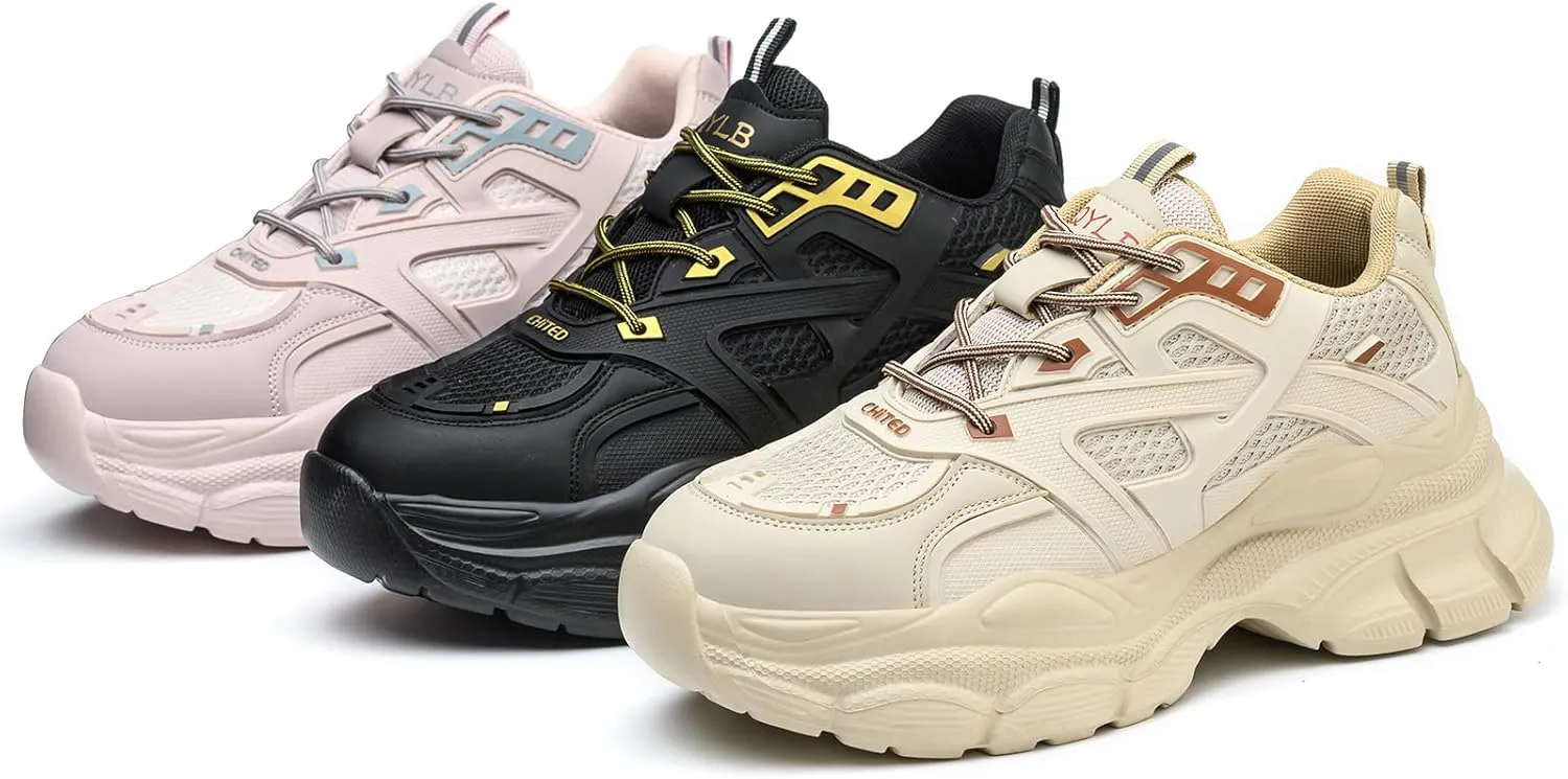 Nutropa Steel Toe Boots for Men, Lightweight Safety Work Shoes, Comfortable Breathable Composite Toe Boots Slip-Resistant Indestructible Shoes