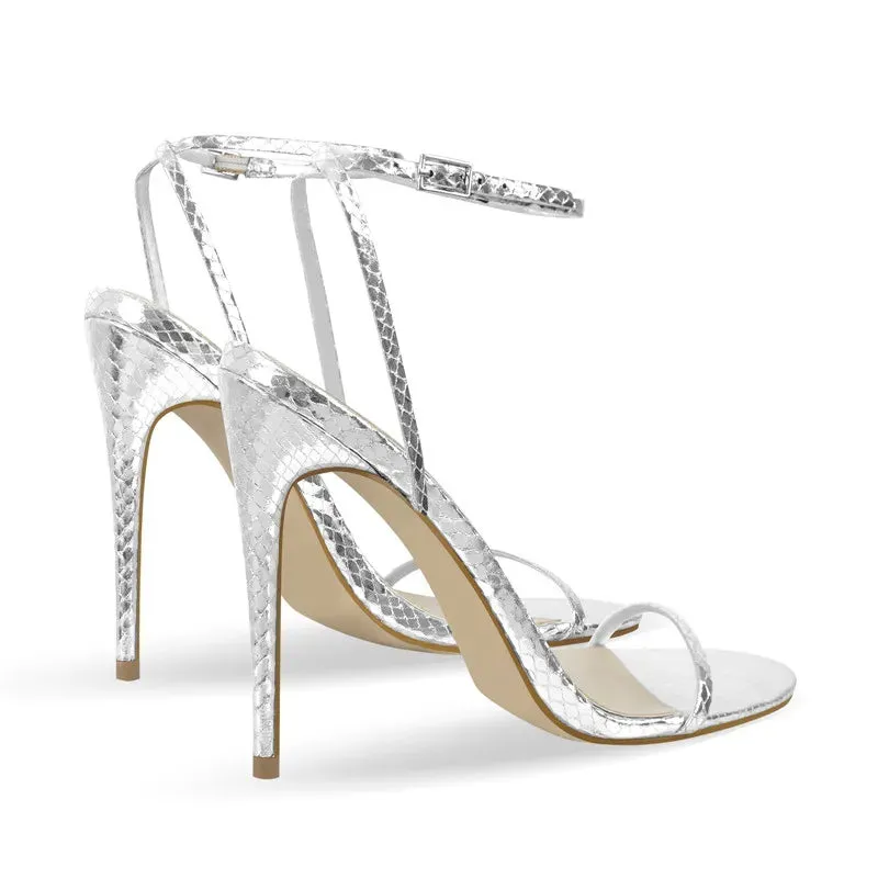 Peep Toe Ankle High Heel Sandals