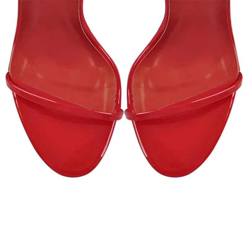 Peep Toe Ankle High Heel Sandals