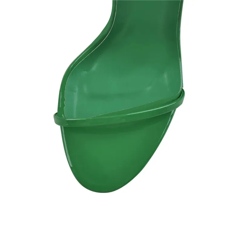 Peep Toe Ankle High Heel Sandals