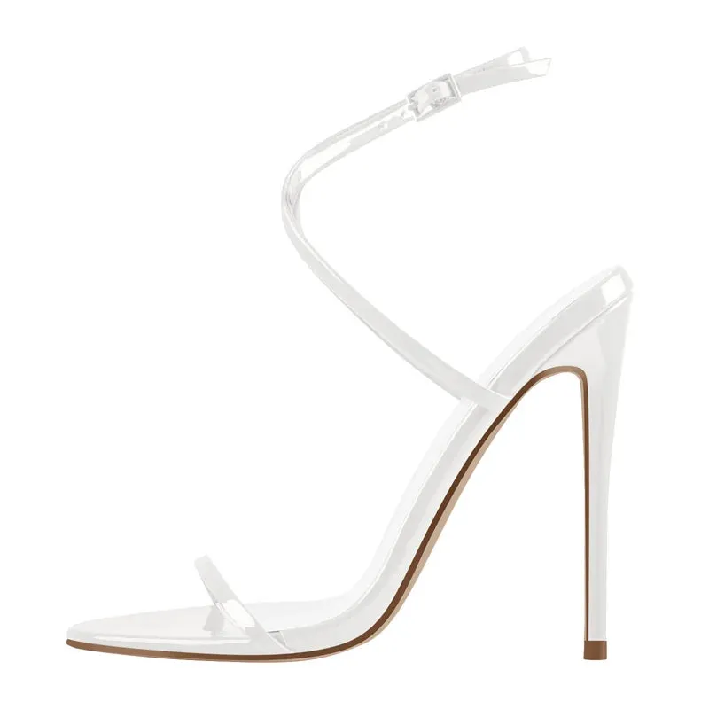 Peep Toe Ankle High Heel Sandals