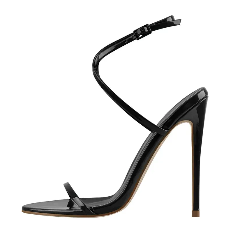 Peep Toe Ankle High Heel Sandals
